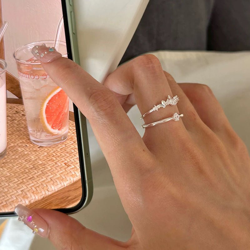 Butterfly Waltz Ring Set - Gold - Plated - Abbott Atelier