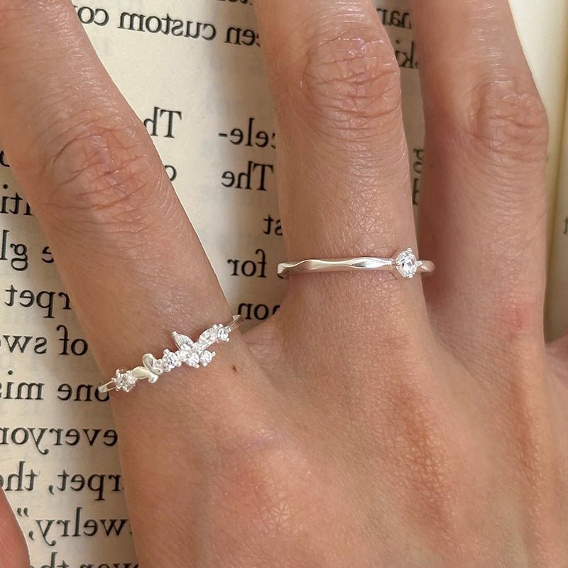 Butterfly Waltz Ring Set - Gold - Plated - Abbott Atelier