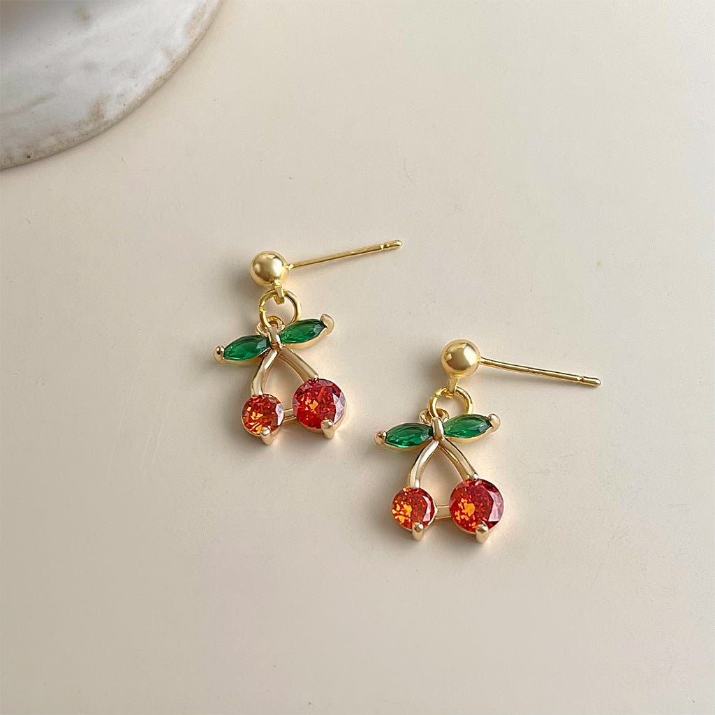 Cherry Dream Earrings - Hypoallergenic - Abbott Atelier
