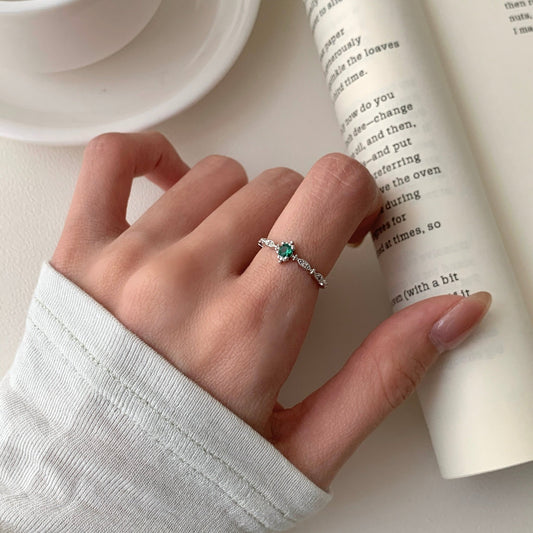 Constance Emerald Ring - Gold - Plated - Abbott Atelier