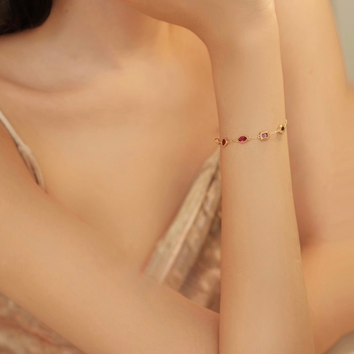 Deborah Baroque Bracelet - Gold - Plated - Abbott Atelier