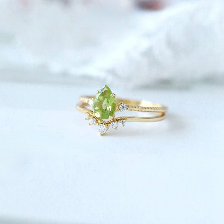 Elowen Tiara Ring Set - Gold - Plated - Abbott Atelier