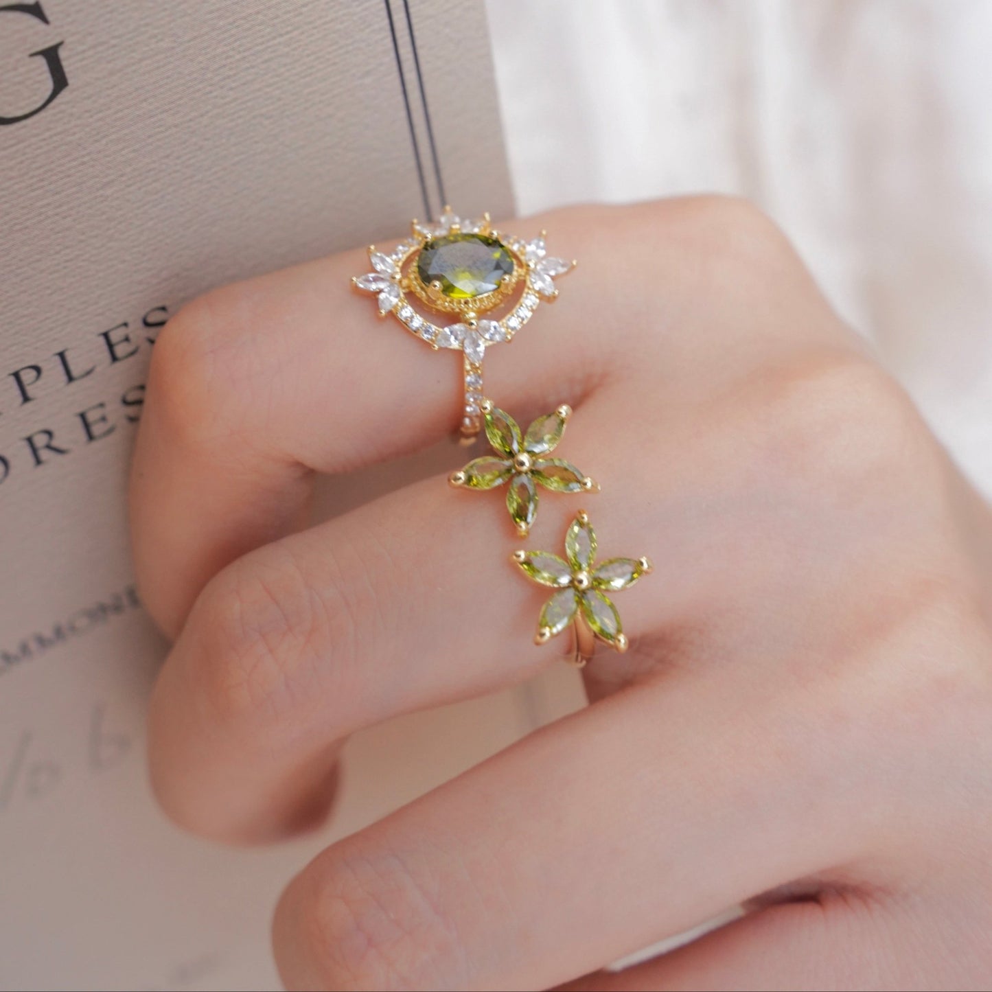 Evergreen Eden Ring - Gold - Plated - Abbott Atelier