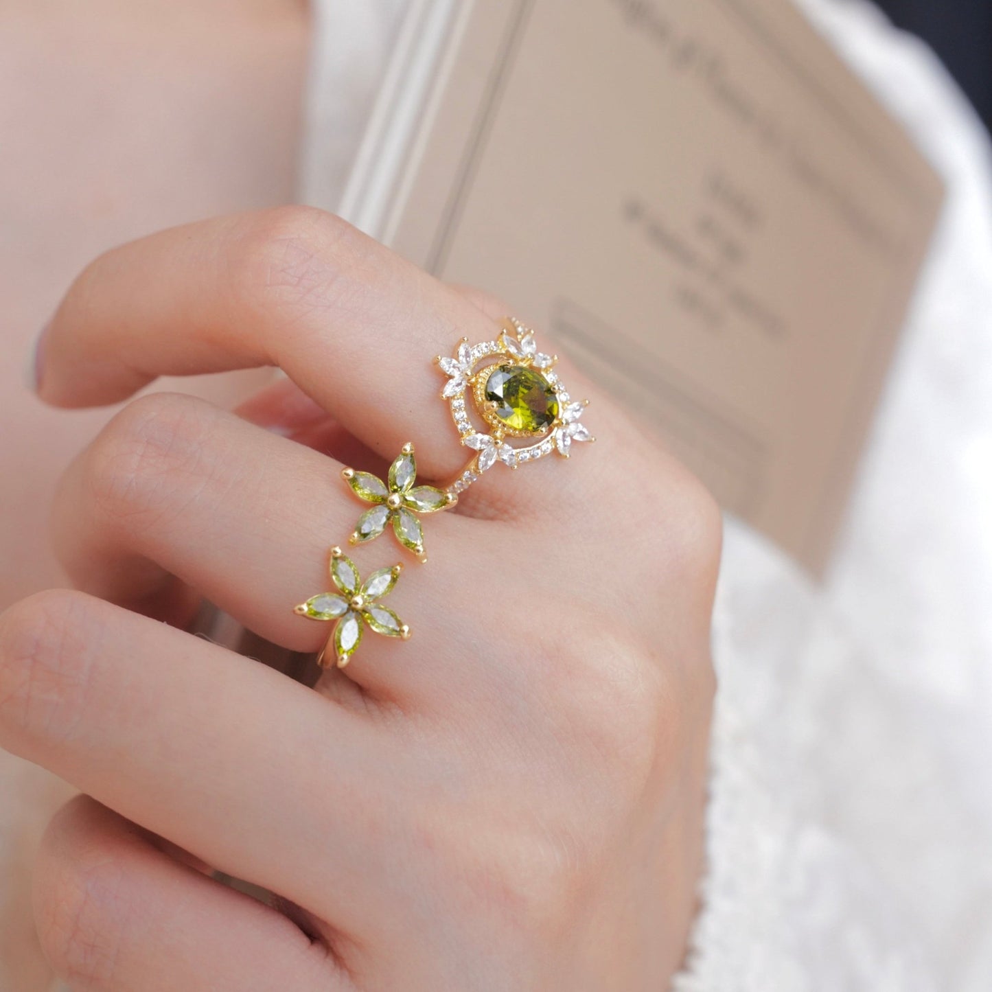 Evergreen Eden Ring - Gold - Plated - Abbott Atelier
