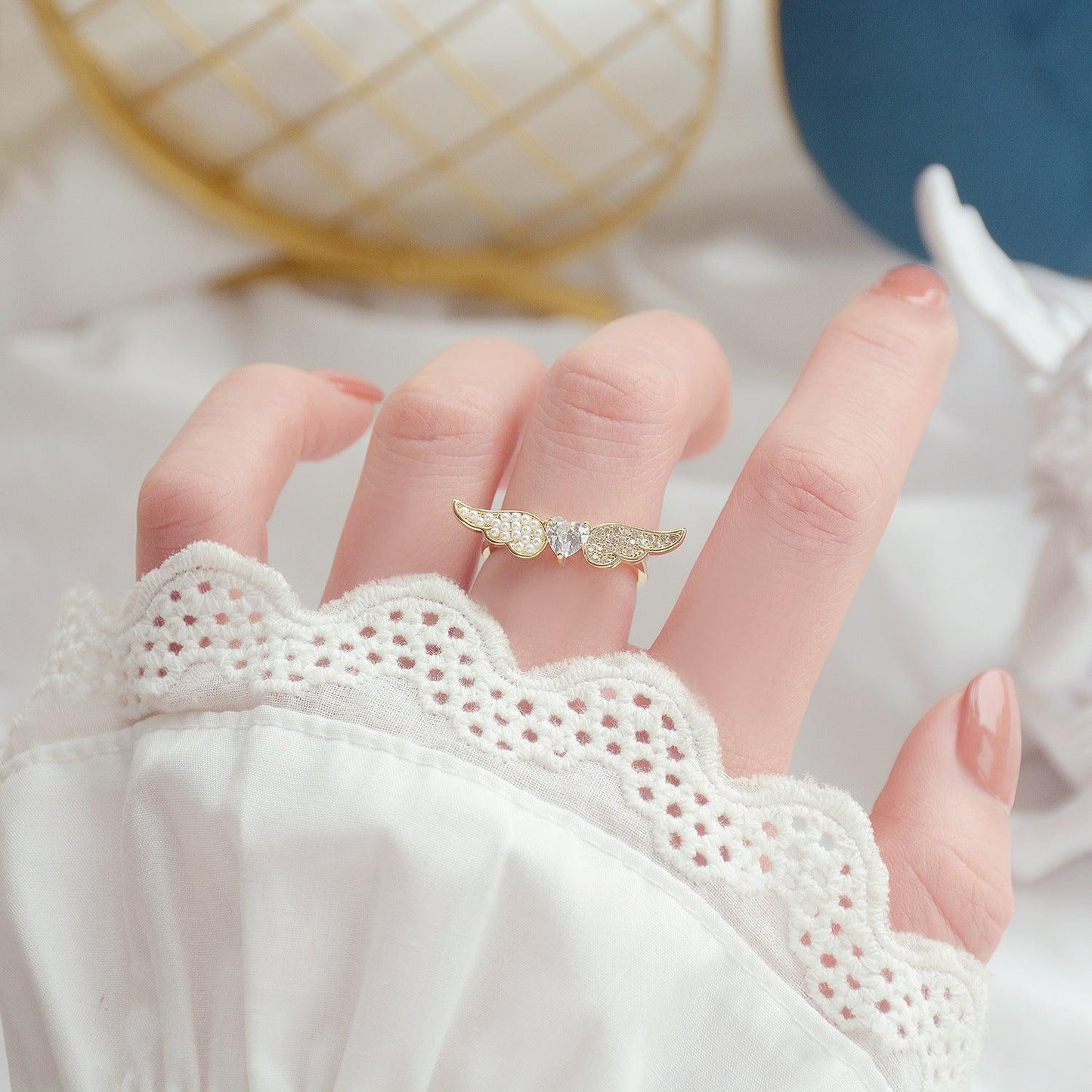 Fairy Wings Ring Set - Gold - Plated - Abbott Atelier