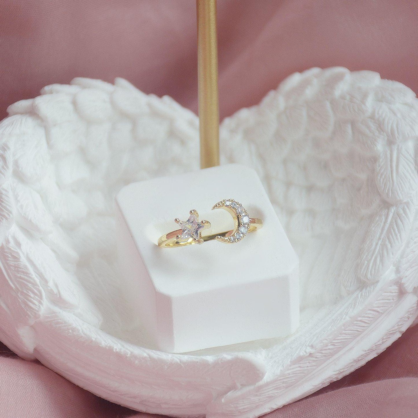 Fairy Wings Ring Set - Gold - Plated - Abbott Atelier