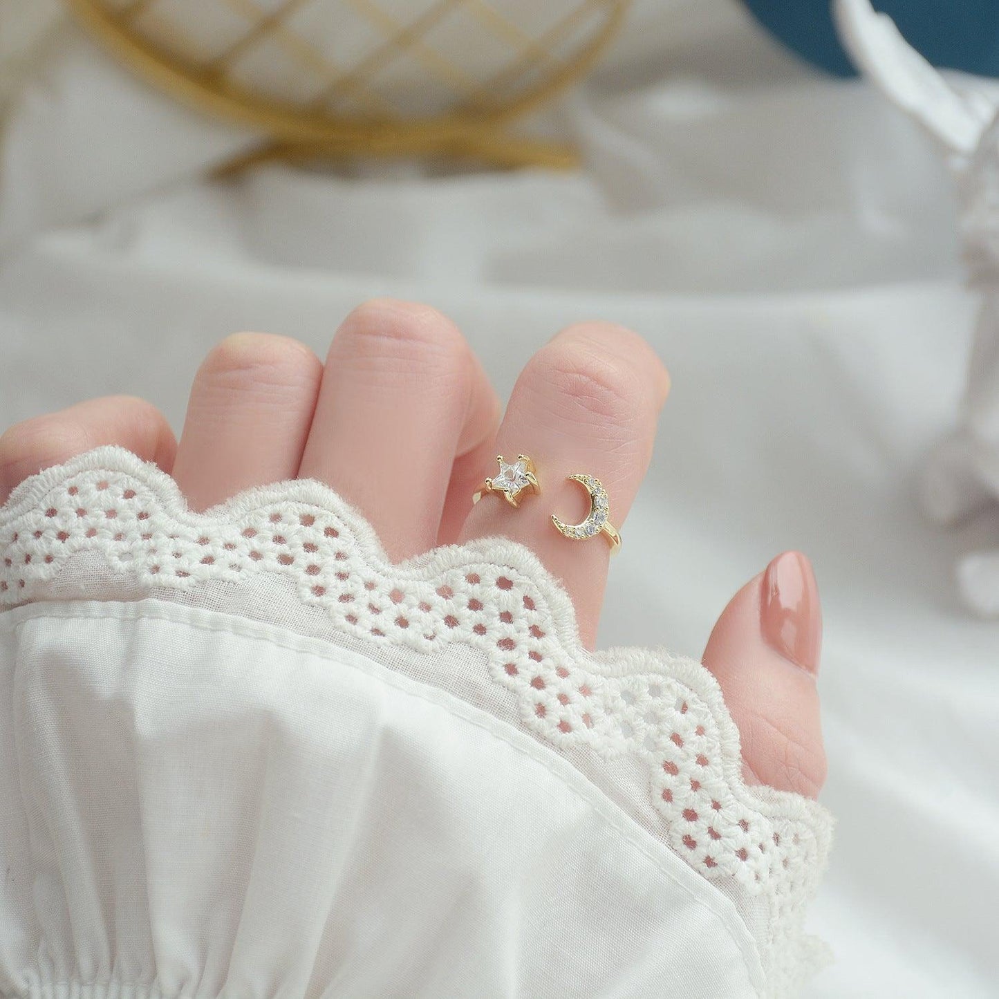 Fairy Wings Ring Set - Gold - Plated - Abbott Atelier