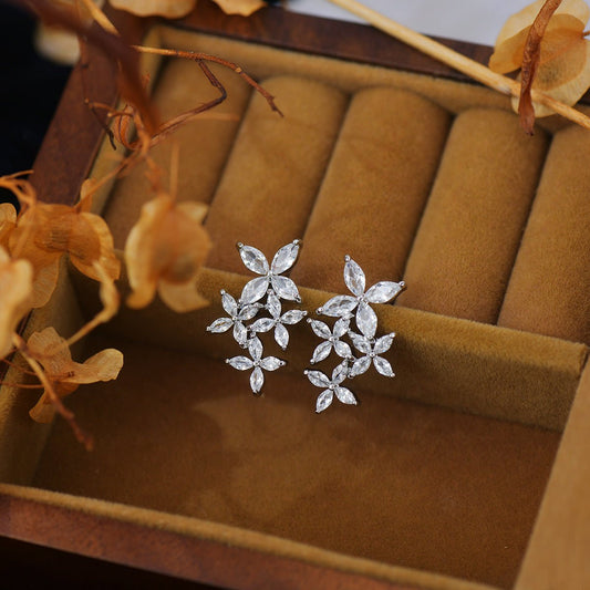 Fleur de Neige Earrings - Hypoallergenic - Abbott Atelier