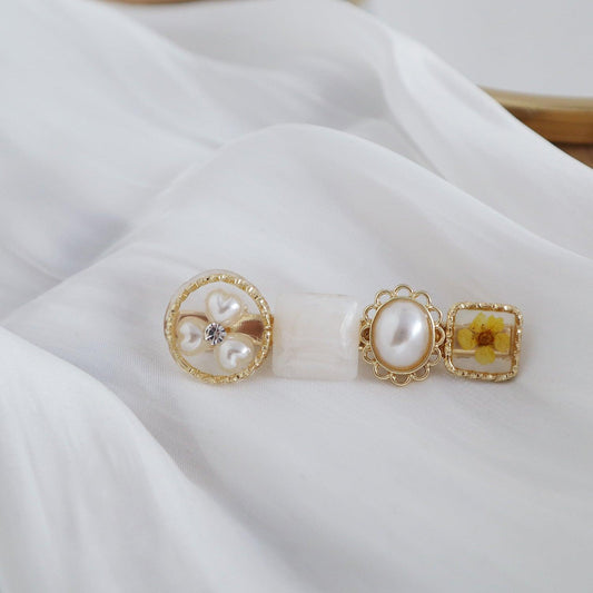 Floral Barrette - For Hair - Abbott Atelier