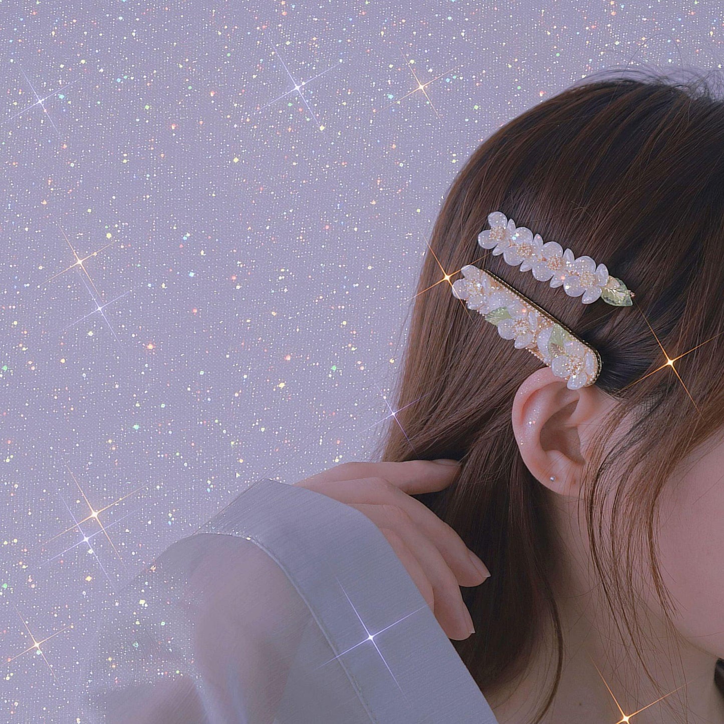 Flower Barrette (3 Styles) - For Hair - Abbott Atelier