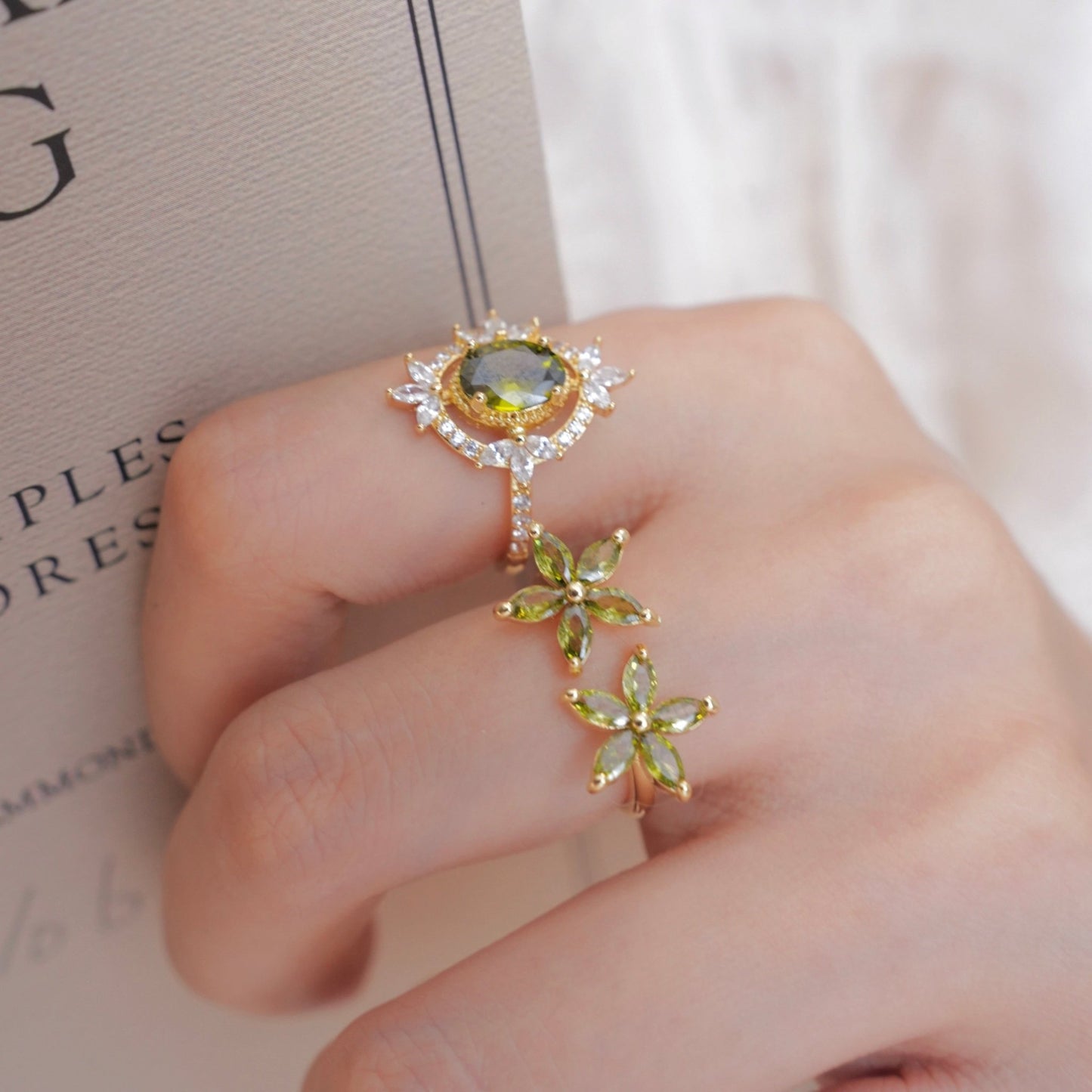 Garden of Eden Ring - Gold - Plated - Abbott Atelier