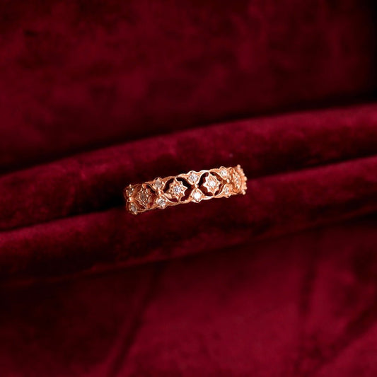 Gilded Filigree Ring - Gold - Plated - Abbott Atelier
