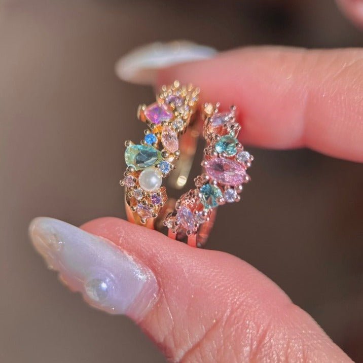 Gold Princess Ring - Arabella - Gold - Plated - Abbott Atelier