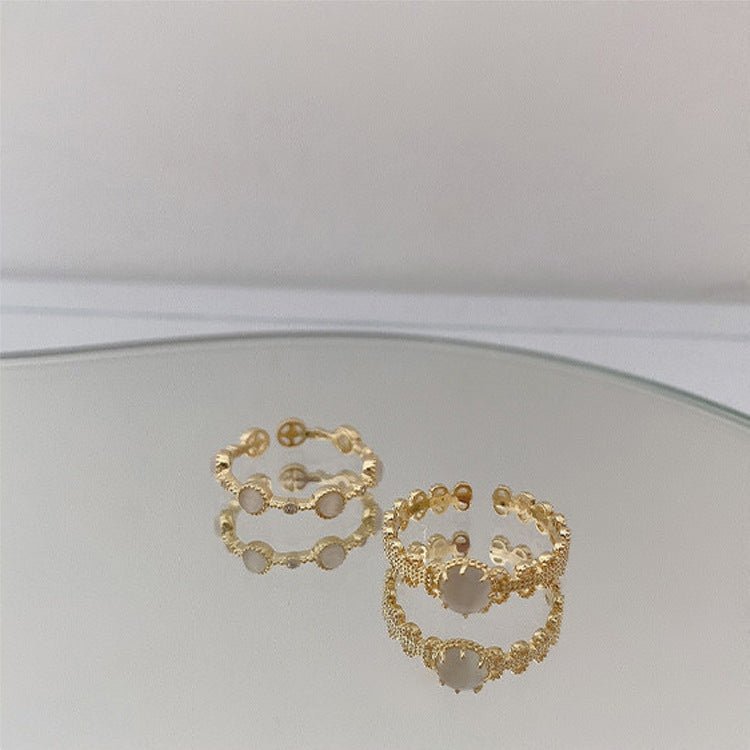 Gracie Heirloom Ring Set - Gold - Plated - Abbott Atelier