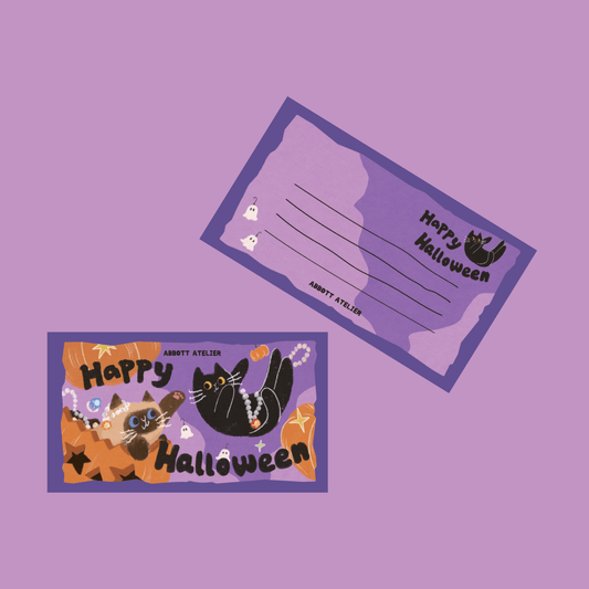 Halloween Note Card - Abbott Atelier - Abbott Atelier