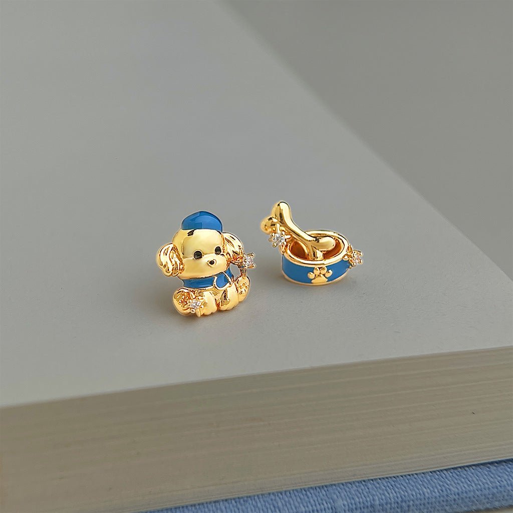 Happy Pup Earrings - Hypoallergenic - Abbott Atelier