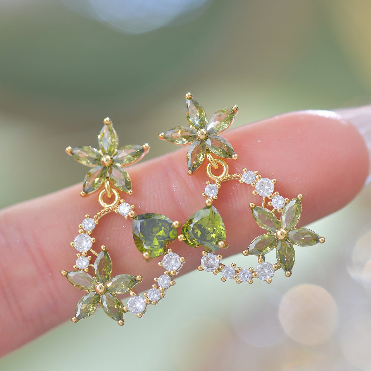 Heart of Spring Earrings - Hypoallergenic - Abbott Atelier