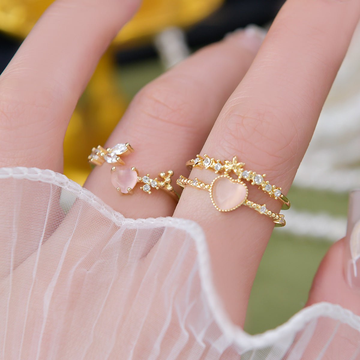 Heart of Spring Ring - Gold - Plated - Abbott Atelier