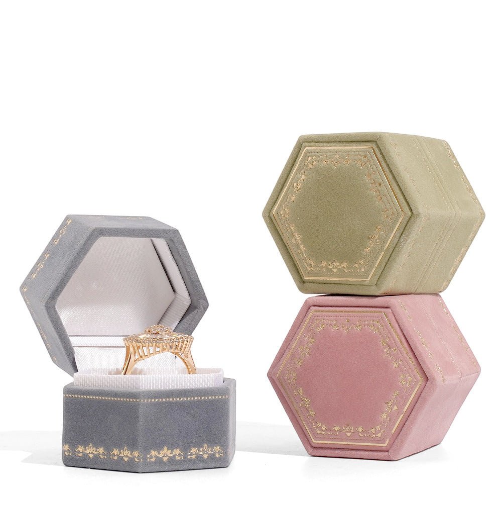 Heirloom Ring Box in Olive Green - Abbott Atelier - Abbott Atelier