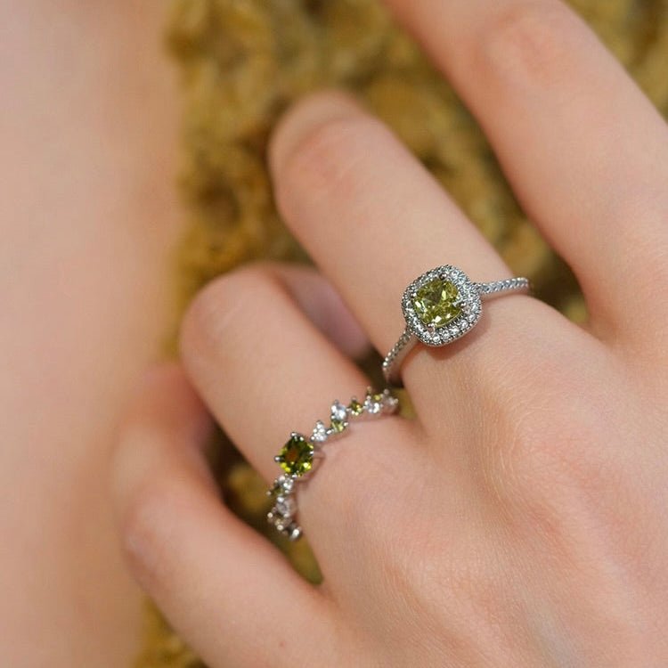 Imperial Peridot Ring - Gold - Plated - Abbott Atelier