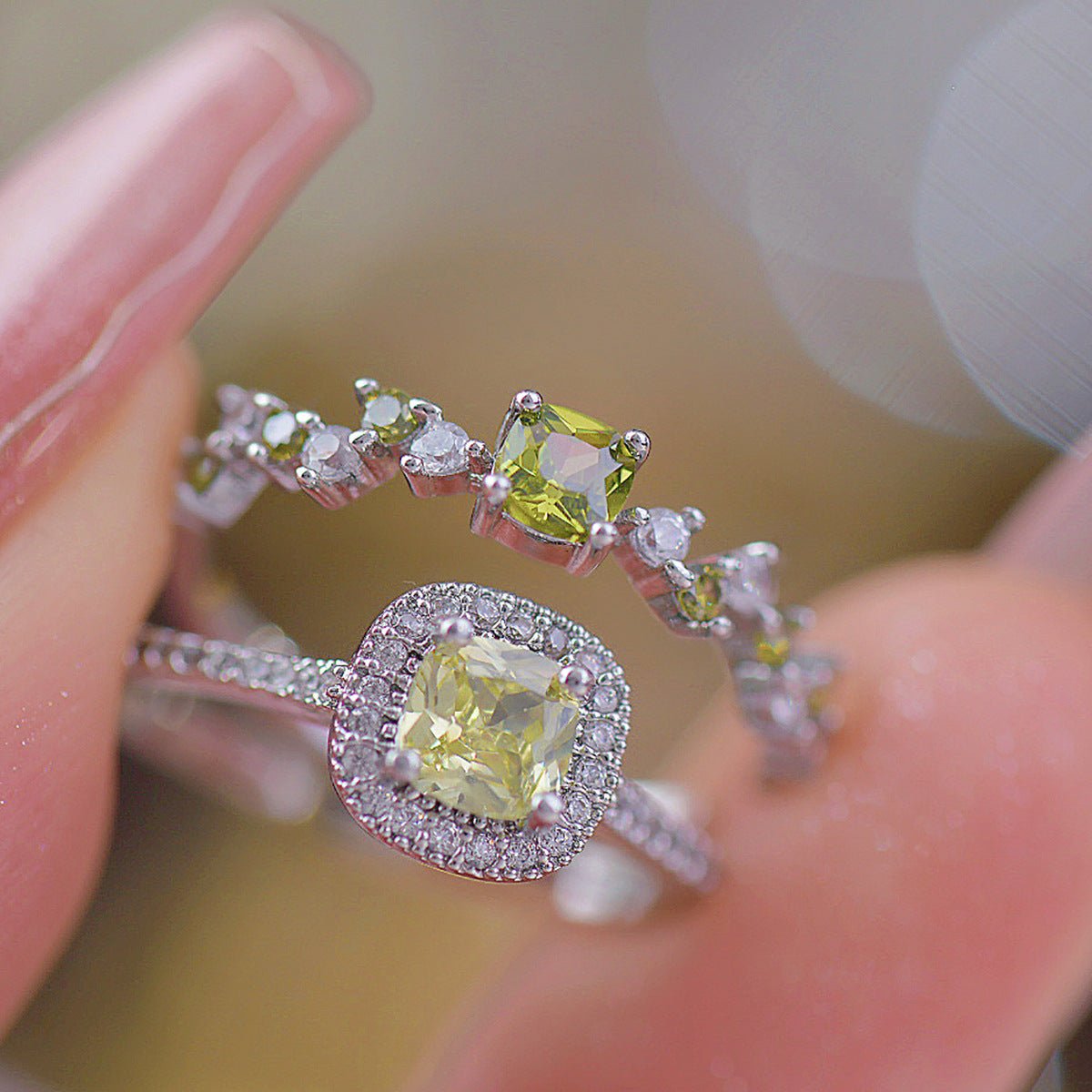 Imperial Peridot Ring - Gold - Plated - Abbott Atelier