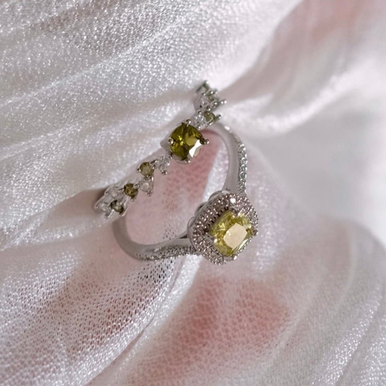 Imperial Peridot Ring - Gold - Plated - Abbott Atelier