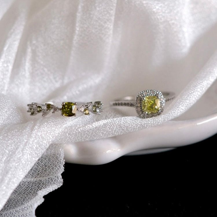 Imperial Peridot Ring - Gold - Plated - Abbott Atelier