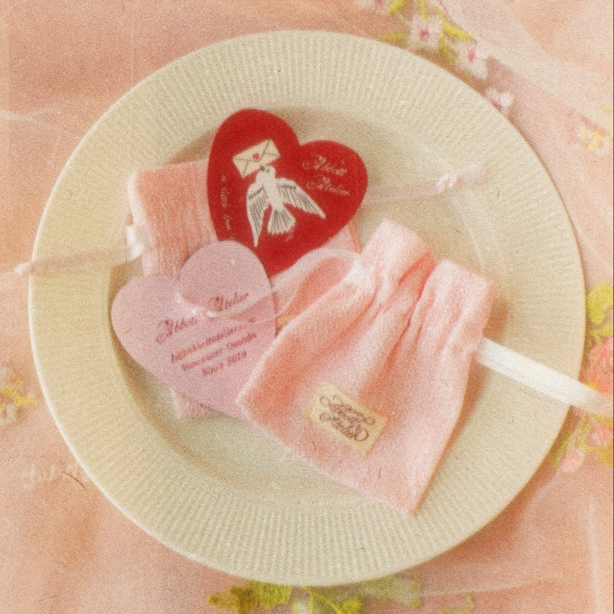 Jewelry Pouch (Pink Lace) - Abbott Atelier - Abbott Atelier