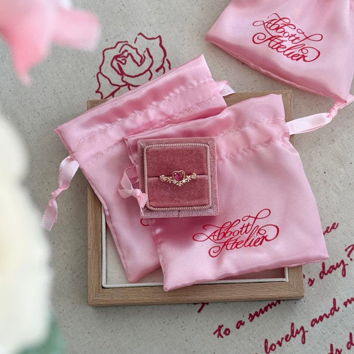 Jewelry Pouch (Vday Version) - Abbott Atelier - Abbott Atelier