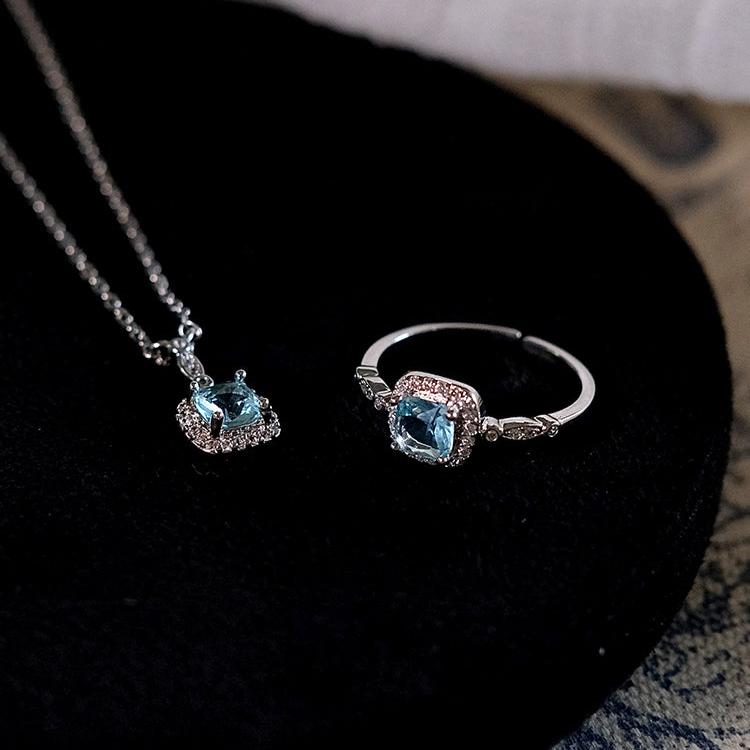 Kiana Aquamarine Ring - Gold - Plated - Abbott Atelier