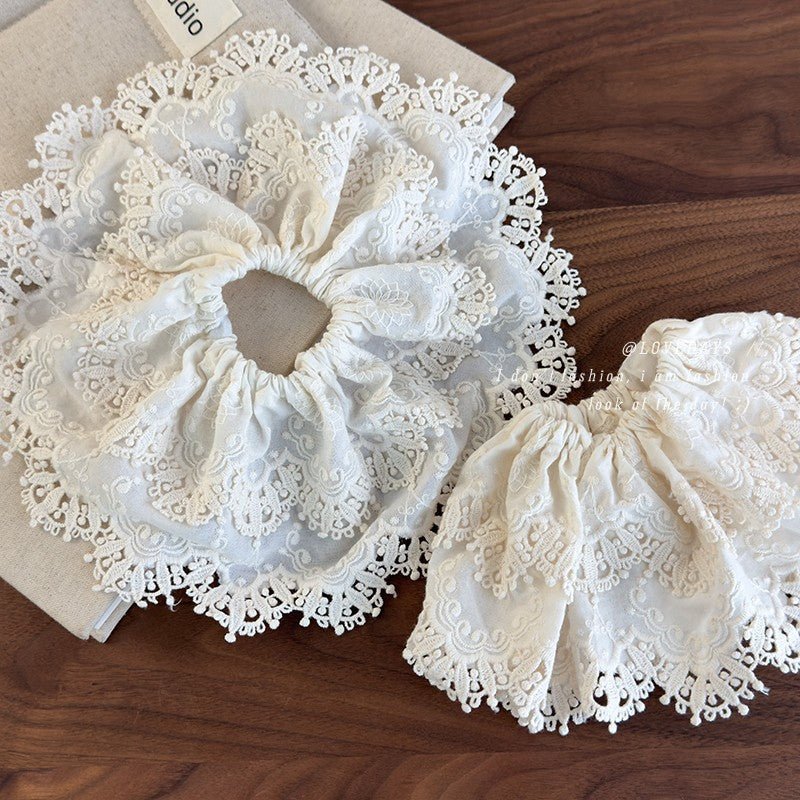 Lace Reverie Scrunchie - For Hair - Abbott Atelier