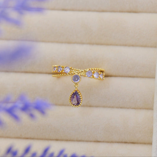 Lilac Belle Ring - Gold - Plated - Abbott Atelier