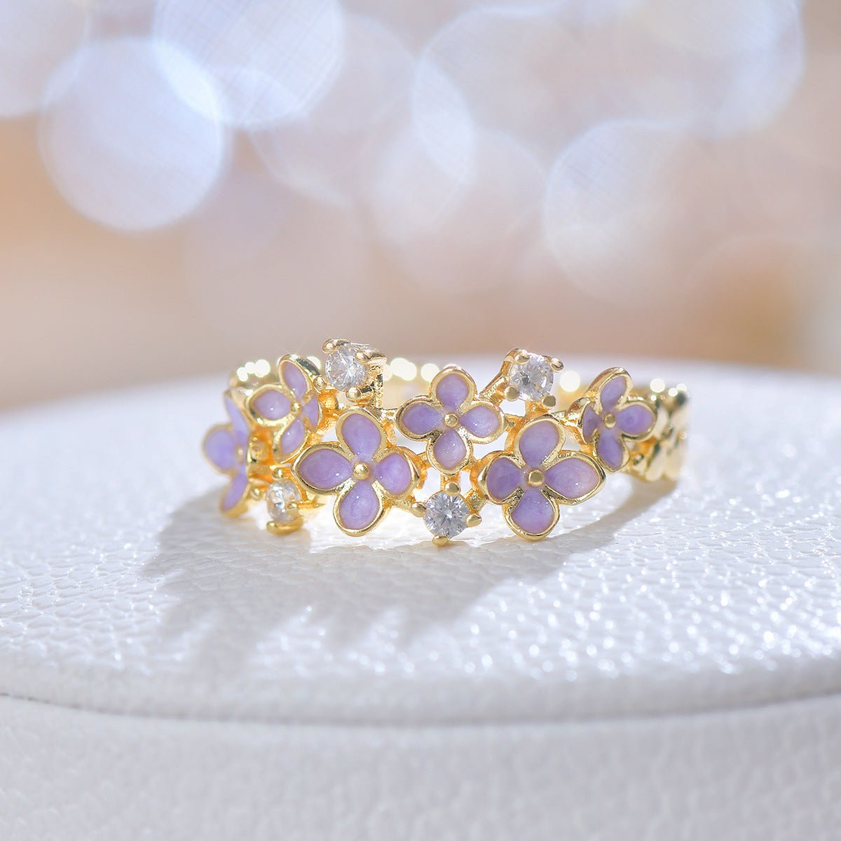 Lilac Blossom Ring - Gold - Plated - Abbott Atelier