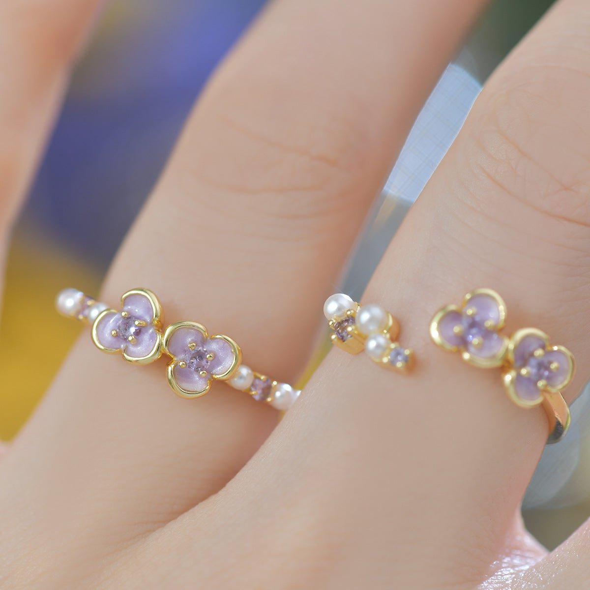 Lilac Daydream Ring - Gold - Plated - Abbott Atelier