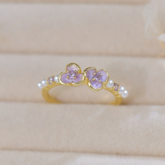 Lilac Daydream Ring - Gold - Plated - Abbott Atelier