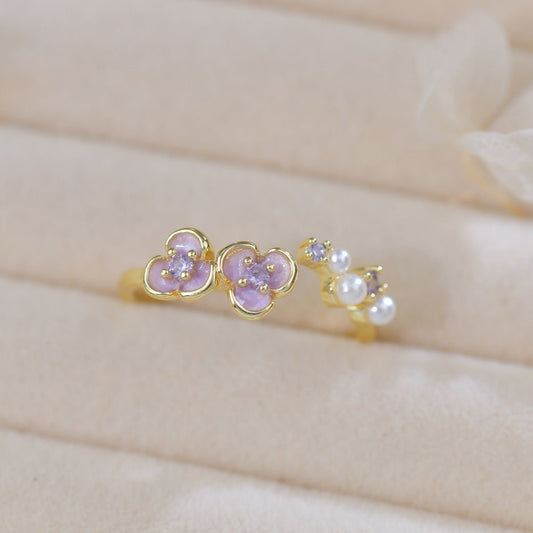 Lilac Fairytale Ring - Gold - Plated - Abbott Atelier