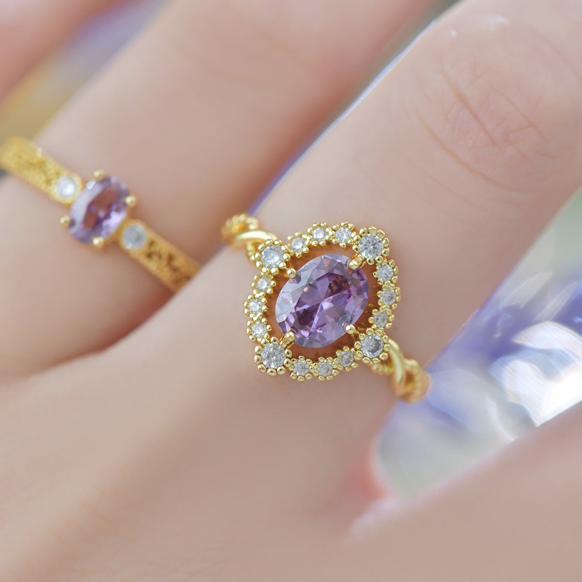 Lilac Laurel Ring - Gold - Plated - Abbott Atelier