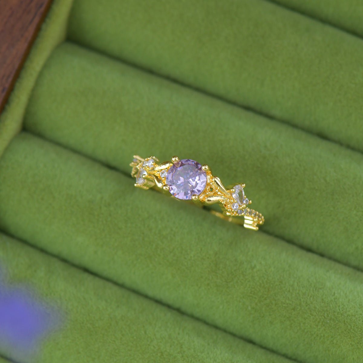 Lilac Starlet Ring - Gold - Plated - Abbott Atelier