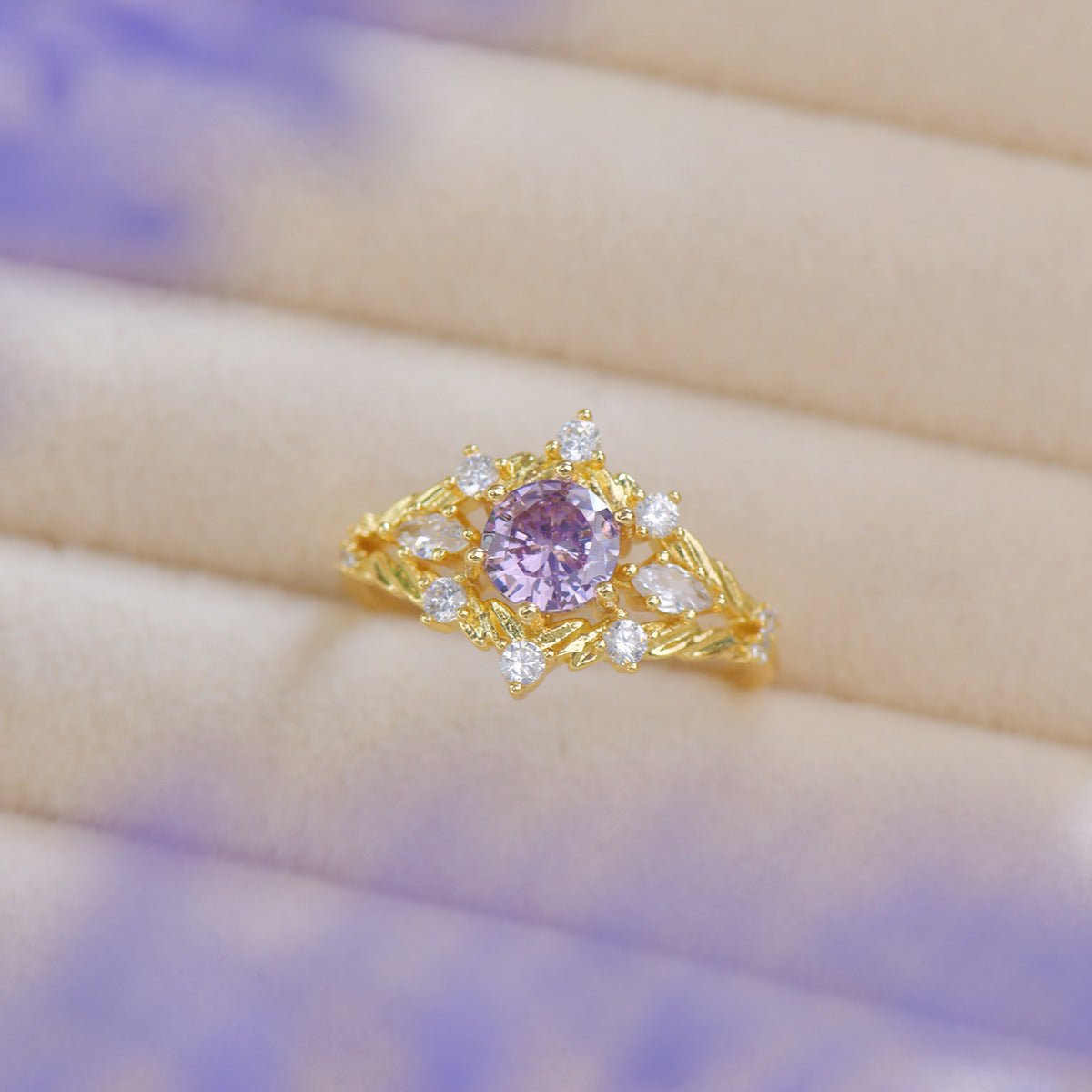 Lilac Veil Ring - Gold - Plated - Abbott Atelier