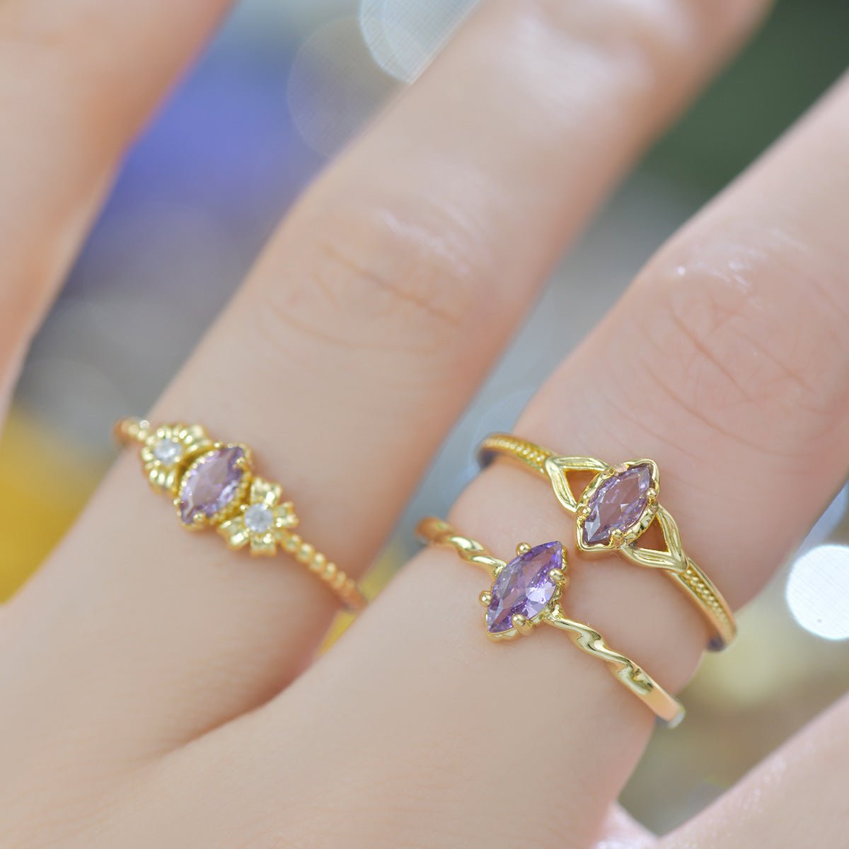 Lilac Vine Ring - Gold - Plated - Abbott Atelier