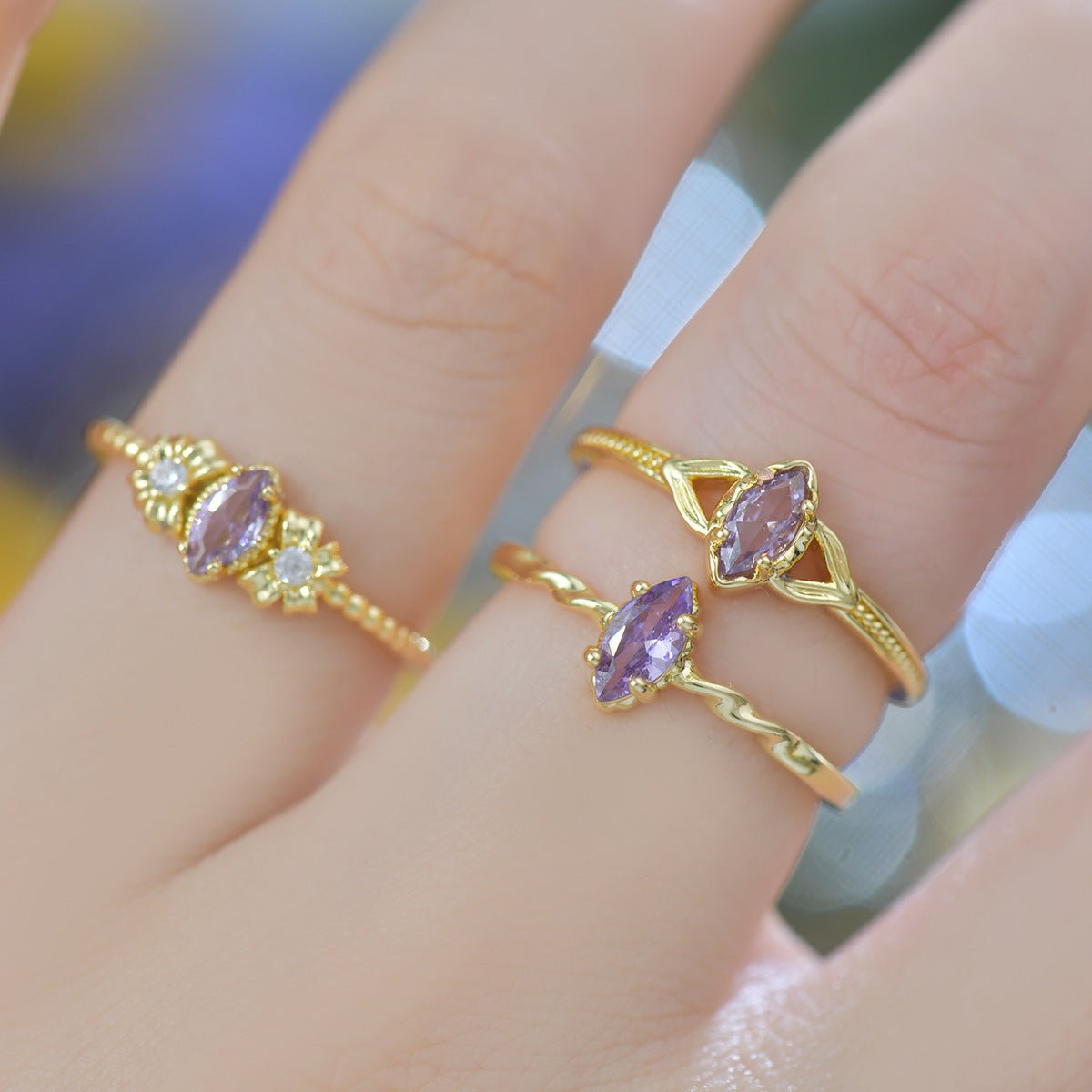 Lilac Vine Ring - Gold - Plated - Abbott Atelier