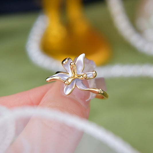 Lily of Moonlight Ring - Gold - Plated - Abbott Atelier