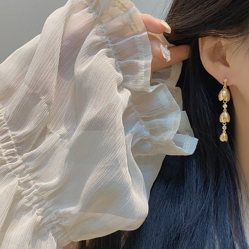 Lily of the Valley Drop Earrings - Hypoallergenic - Abbott Atelier