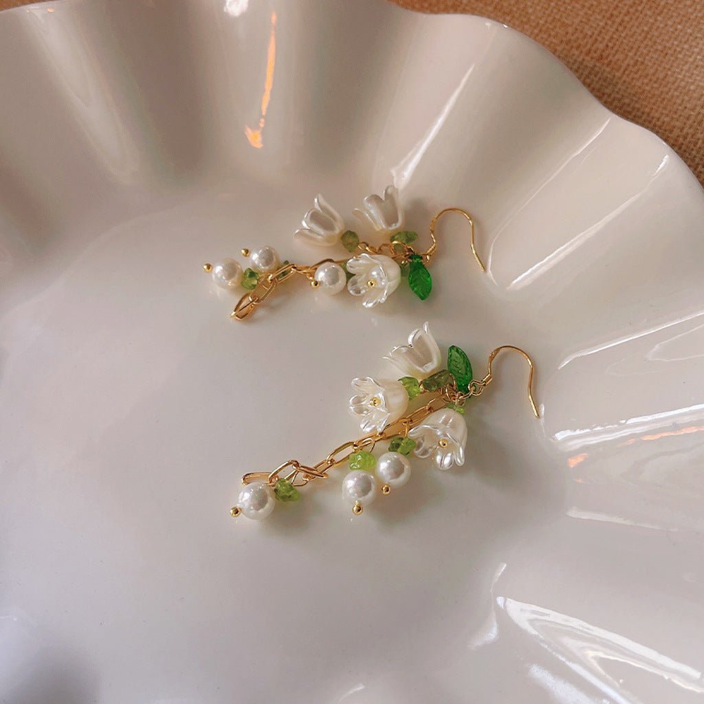 Lily of the Valley Earrings - Christy - Hypoallergenic - Abbott Atelier