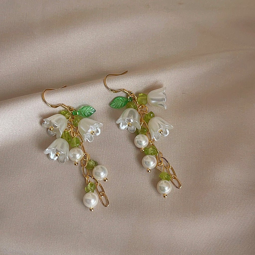 Lily of the Valley Earrings - Christy - Hypoallergenic - Abbott Atelier