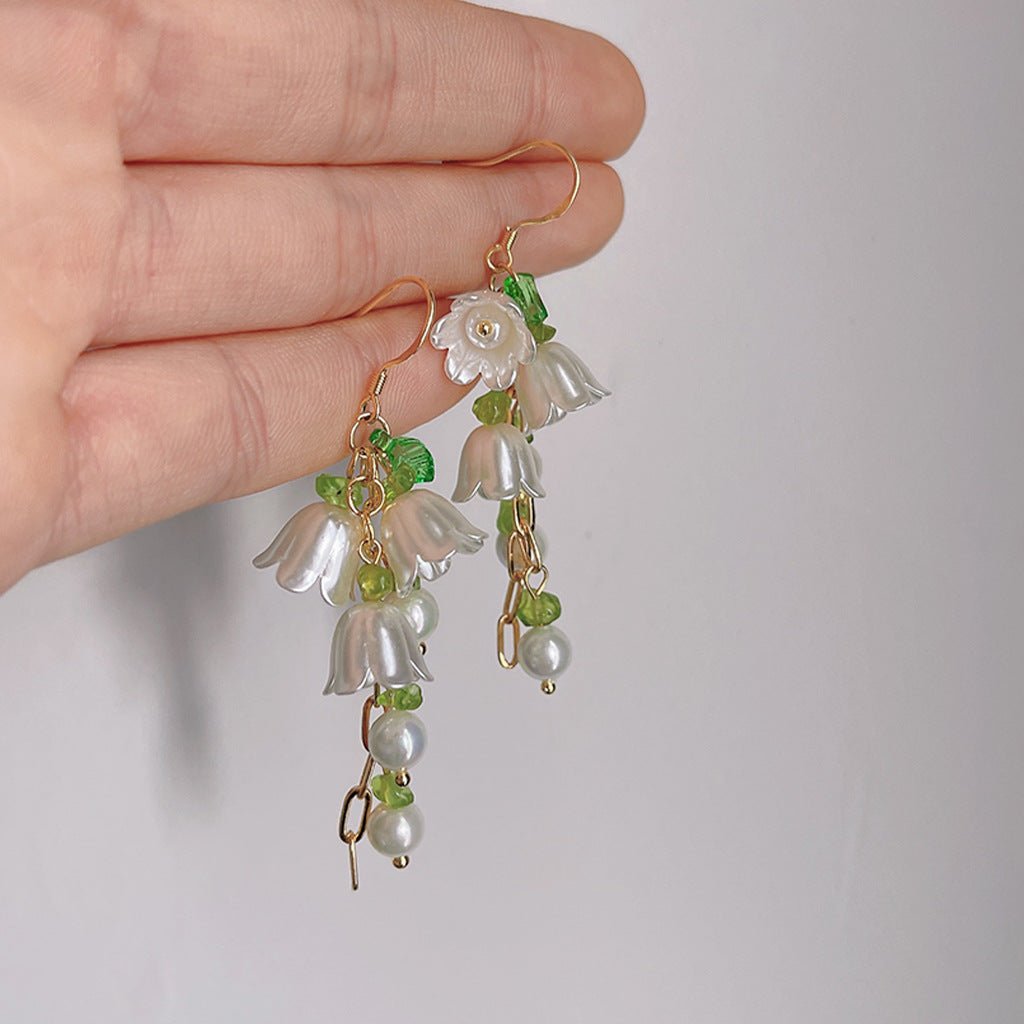 Lily of the Valley Earrings - Christy - Hypoallergenic - Abbott Atelier