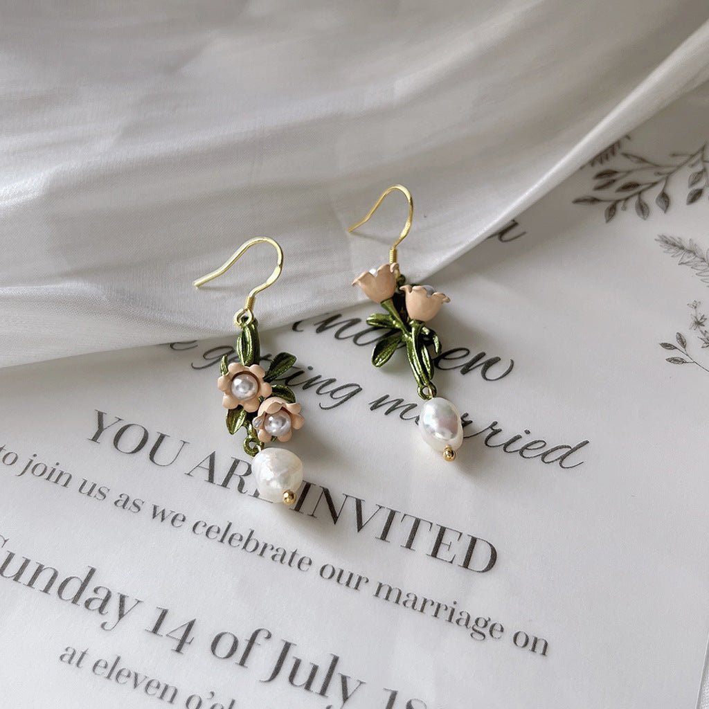 Lily of the Valley Earrings - Karina - Hypoallergenic - Abbott Atelier