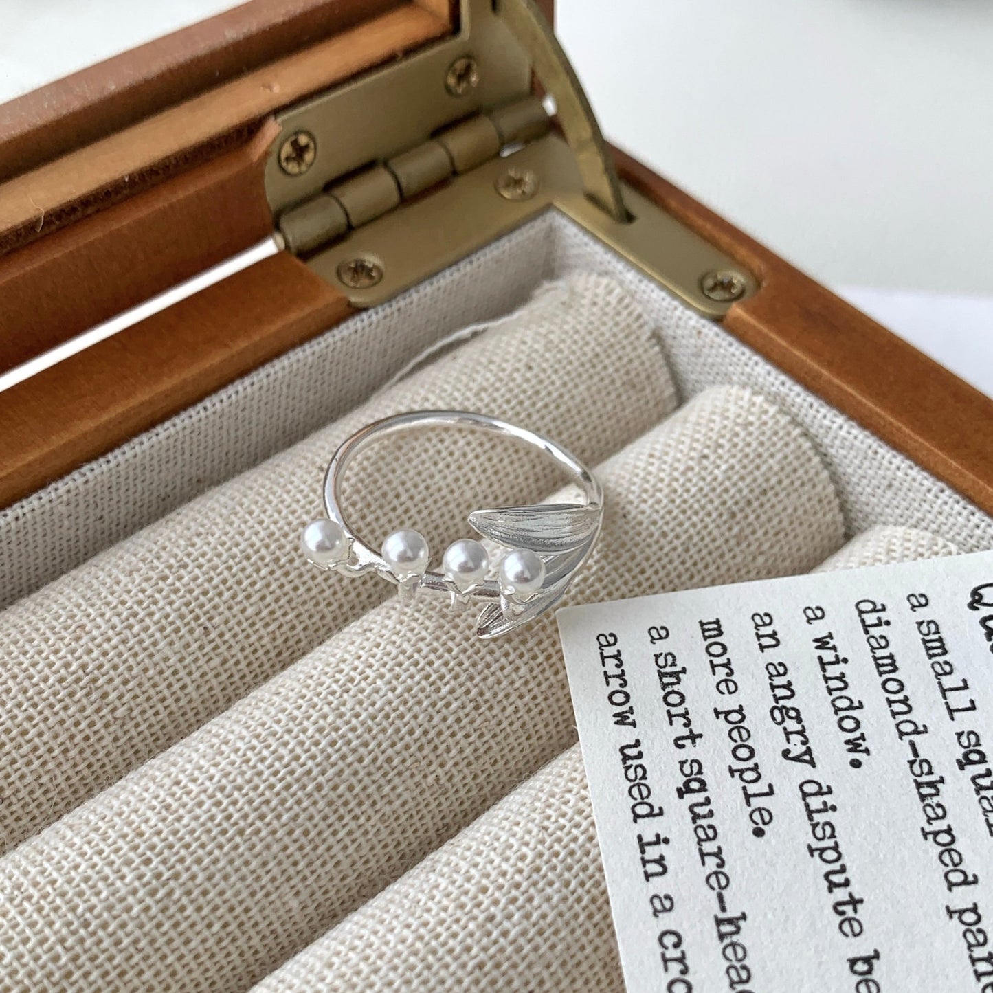 Lily of the Valley Ring - Gold - Plated - Abbott Atelier
