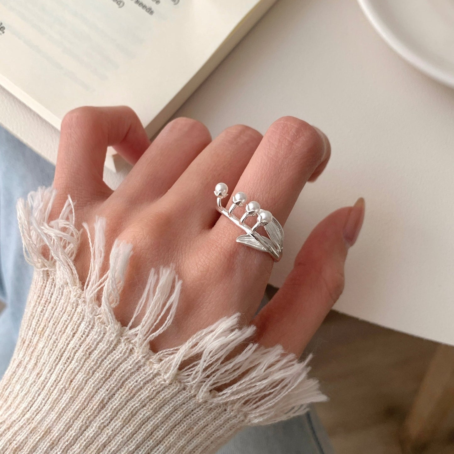 Lily of the Valley Ring - Gold - Plated - Abbott Atelier