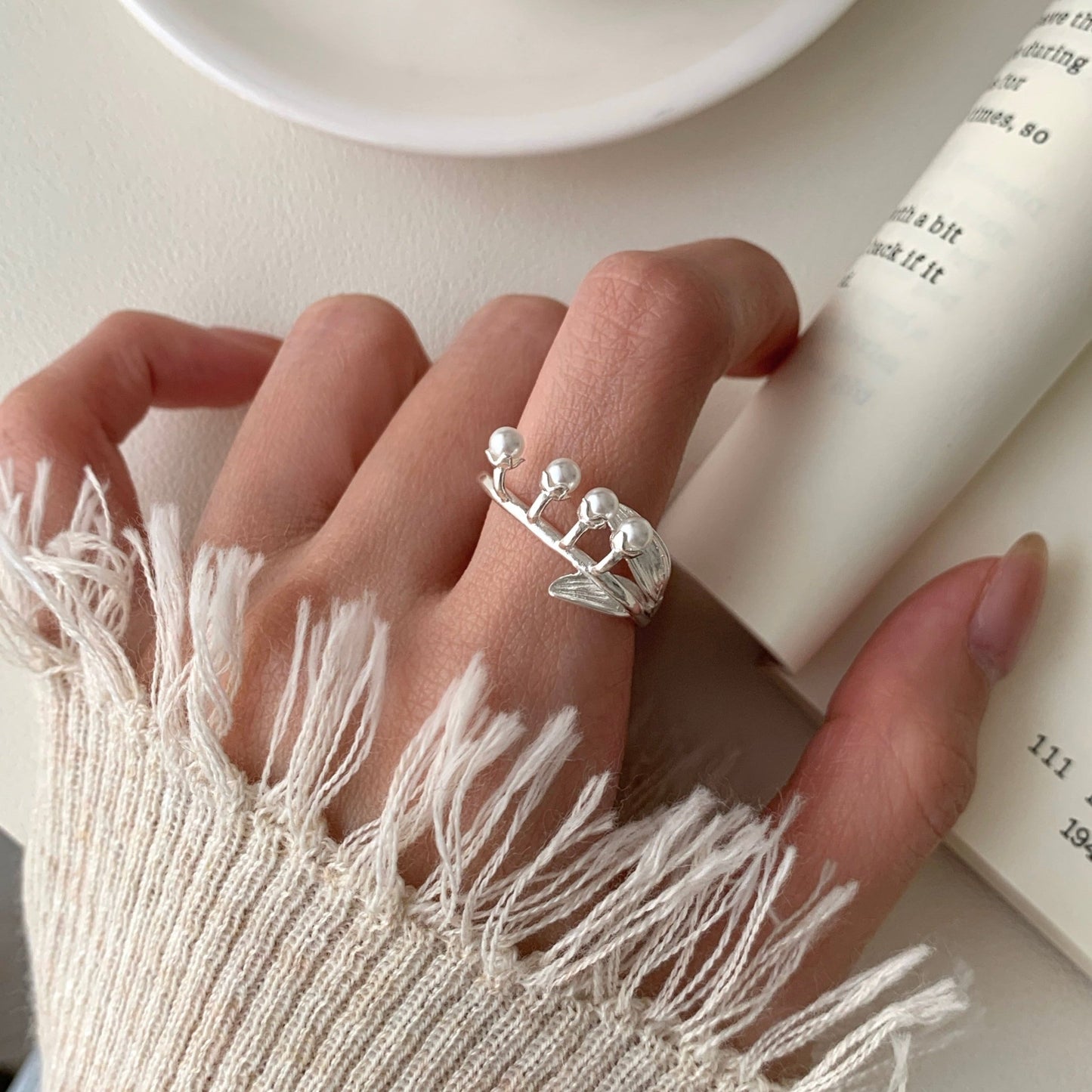 Lily of the Valley Ring - Gold - Plated - Abbott Atelier